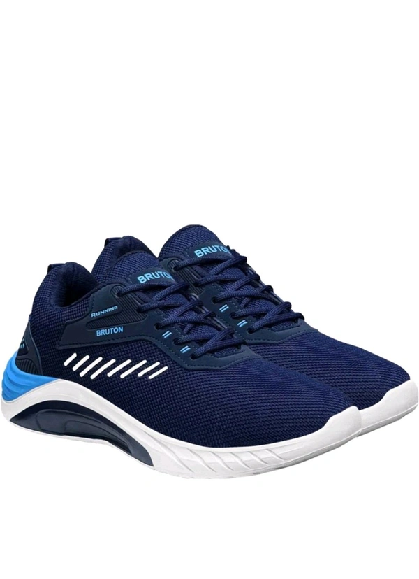 BRUTON Trendy Sports Running Shoes For Men (Blue) - 6