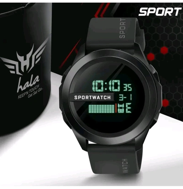 HALA
Multifunction Wrist Alarm Black Strap Sport Digital Watch - For Men HL-1140 Sports Stylish Digital Watch Black Dial For Mens
SUPER DEALS
