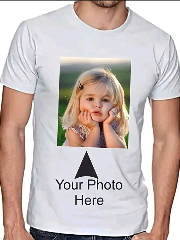 Prent Tshirt - S, Male, White