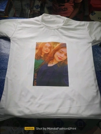 Prent Tshirt - S, Male, White