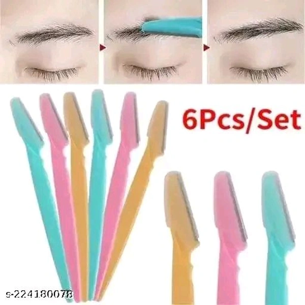 Women's Razor, Face Shaver, and Hair Trimmer for Smooth Hair Removal - Female Shaving with Gentle Care, Body Grooming, and Precise Eyebrow Trimming - High-Quality Blades Included! Pack Of 3 - ₹129