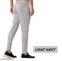 Men Lower pants Jogger Perfect Fit Stylish Good Quality Soft Lycra Blend Mens Boys Lower Pajama Jogger Gym, Running Jogging, Yoga, Casual Wear, (Grey ) - 28