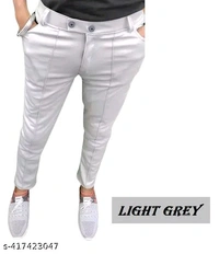 Men Lower pants Jogger Perfect Fit Stylish Good Quality Soft Lycra Blend Mens Boys Lower Pajama Jogger Gym, Running Jogging, Yoga, Casual Wear, (Grey ) - 30