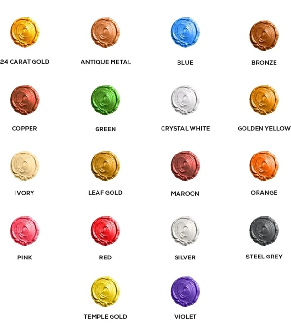 GRANOTONE Venezia Metallic Acrylic Paint, 200 ML - Extra Sheen, Non-Fading, Indoor/Outdoor, Non-Toxic, Multi-Surface - For Artists, Hobbyists & Kids - Made in India (VIOLET) - Red