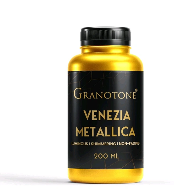 GRANOTONE Venezia Metallic Acrylic Paint, 200 ML - Extra Sheen, Non-Fading, Indoor/Outdoor, Non-Toxic, Multi-Surface - For Artists, Hobbyists & Kids - Made in India (VIOLET) - Web Orange