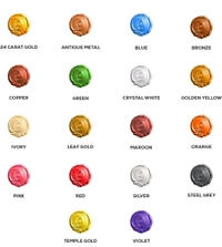 GRANOTONE Venezia Metallic Acrylic Paint, 200 ML - Extra Sheen, Non-Fading, Indoor/Outdoor, Non-Toxic, Multi-Surface - For Artists, Hobbyists & Kids - Made in India (VIOLET) - Web Orange