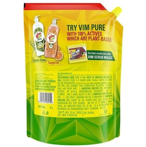 VIM Vim Lemon Dishwash Liquid 2 L