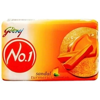 Godrej No.1 Sandal and Turmeric Bath Soap 150 g (Pack of 4)