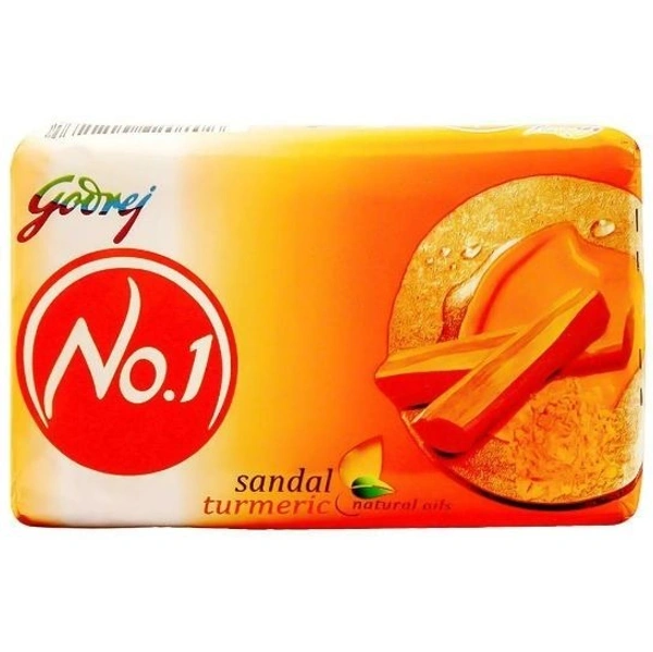 Godrej No.1 Sandal and Turmeric Bath Soap 150 g (Pack of 4)
