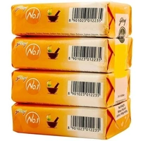Godrej No.1 Sandal and Turmeric Bath Soap 150 g (Pack of 4)