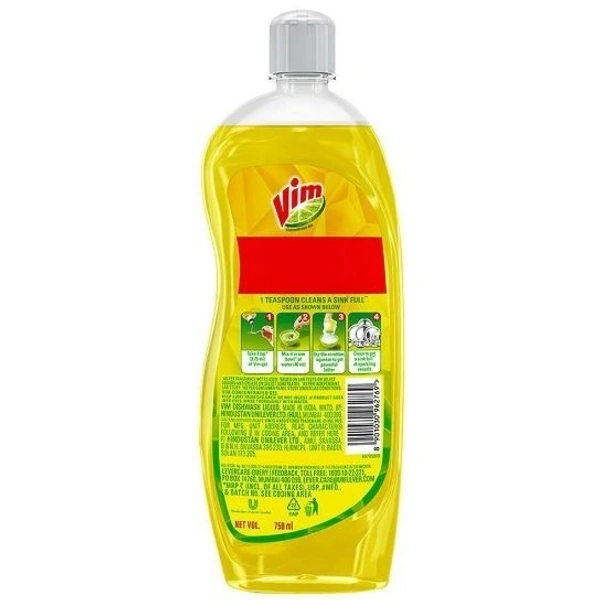 VIM Vim Lemon Dishwash Liquid Gel 750 ml