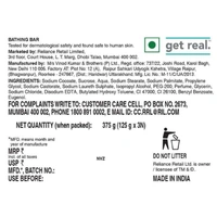 Get Real Pure & Tender Bathing Bar 125 g (Pack of 3)