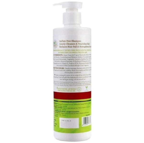 Mamaearth Hair Fall Control Onion Shampoo 400 ml