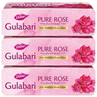 Dabur Gulabari Pure Rose Soap 150 g (Pack of 3)