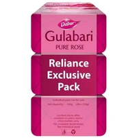Dabur Gulabari Pure Rose Soap 150 g (Pack of 3)