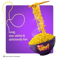 YiPPee! Magic Mood Masala 4 Block Instant Noodles | Long, Non-Sticky With Real Vegetables 280g