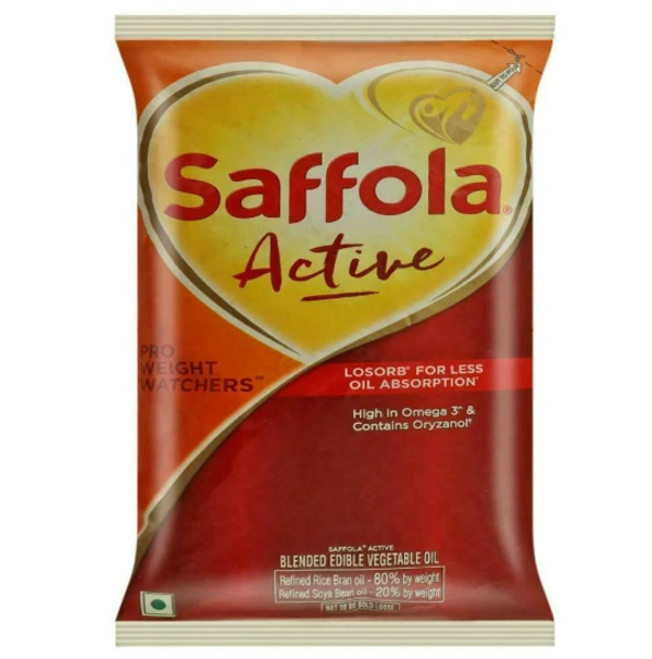 Saffola Active Pro Weight Watchers Rice Bran Based Blended Oil 1 L