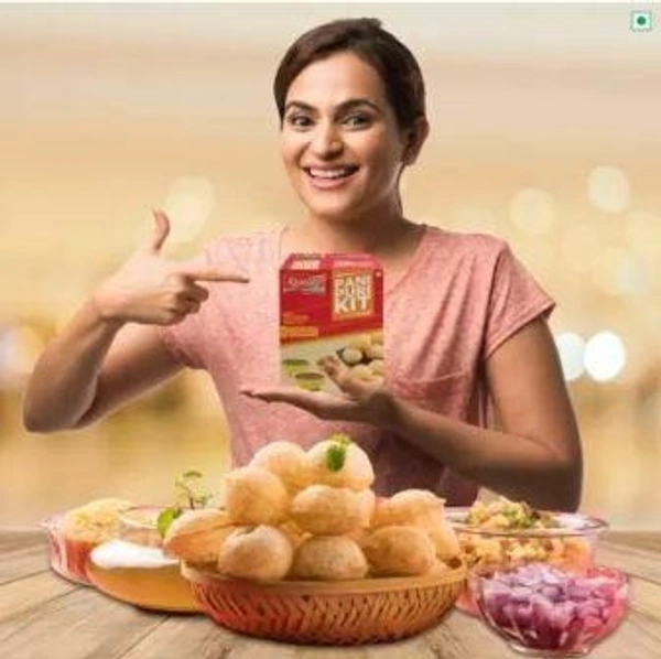 Kwality Pani Puri kit With 2 Different Flavours (Golgappa)  (150 g) 45 Pcs