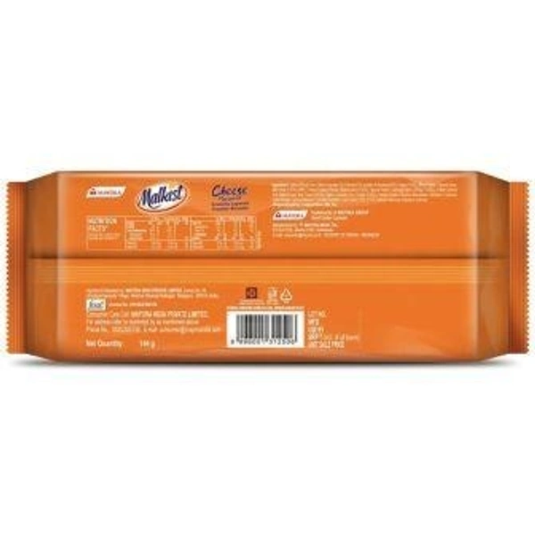 Mayora Malkist Cheese Flavoured Cracker Biscuits 144 g