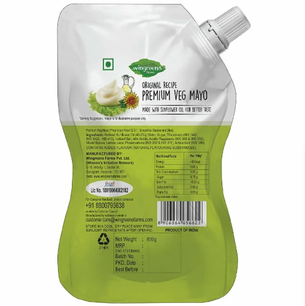 Wingreens Farms Premium Vey Mayo 800 g