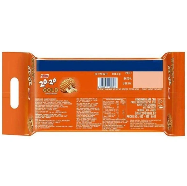 Parle 20-20 Gold Cashew Cookies 604.8 g