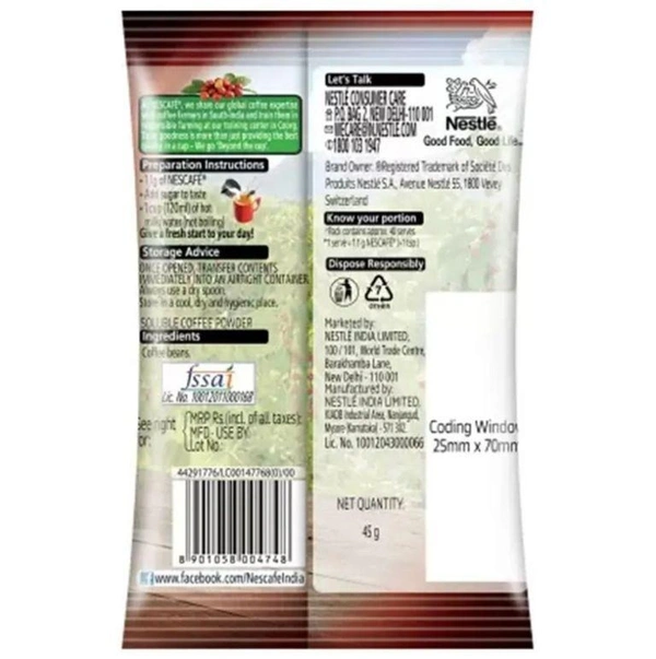 Nescafe Classic Instant Coffee 45 g