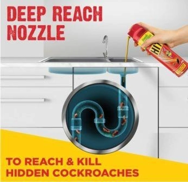 HIT Crawling Insect Killer | Cockroach Killer Spray (200Ml)