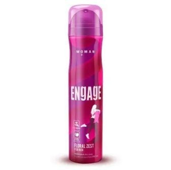 Engage Floral Zest, Citrus and Floral, Skin Friendly Deodorant Spray - For Women  (150 ml)
