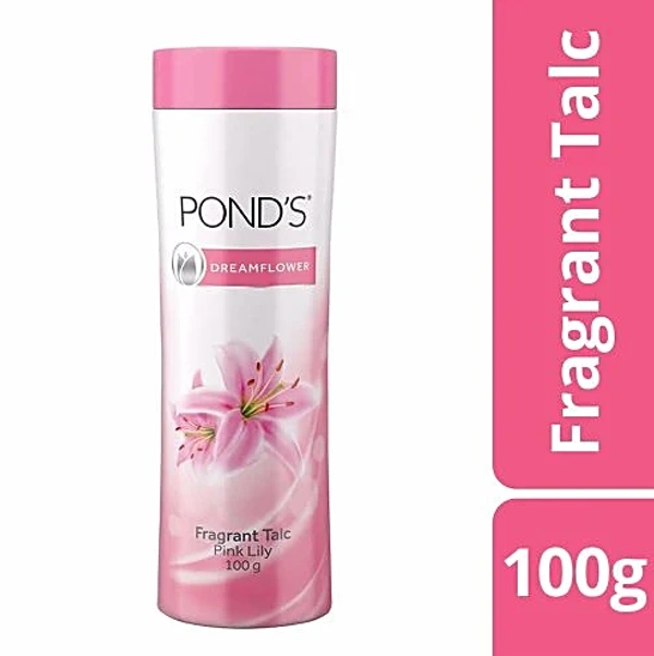 Ponds Dreamflower Pink Lily Fragrant Talc, 100 g