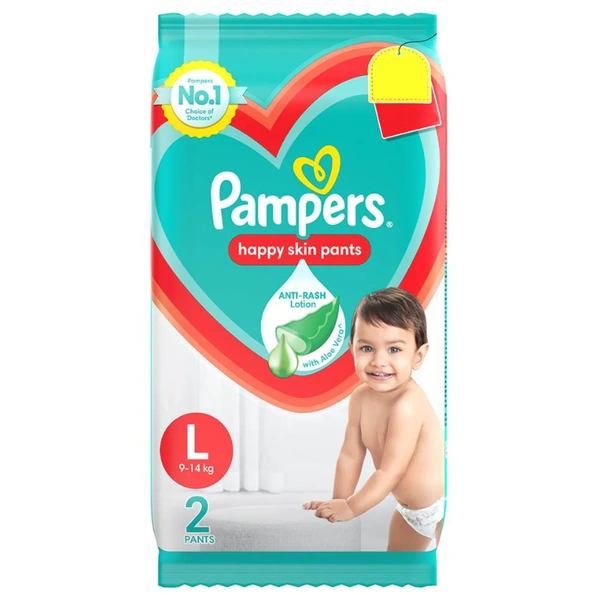 Pampers Baby Dry Pants (L) 2 count (9 - 14 kg)