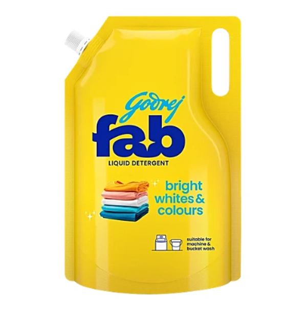 Godrej Fab Liquid Detergent Refill Pouch, 950 ml
