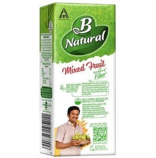 B Natural Mixed Fruit Juice 180 ml