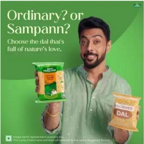 Tata Sampann Yellow Toor/Arhar Dal (Toor Dal) (Split)  (1 kg)