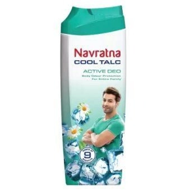 Navratna Cool Active Deo Talc  (400 g)