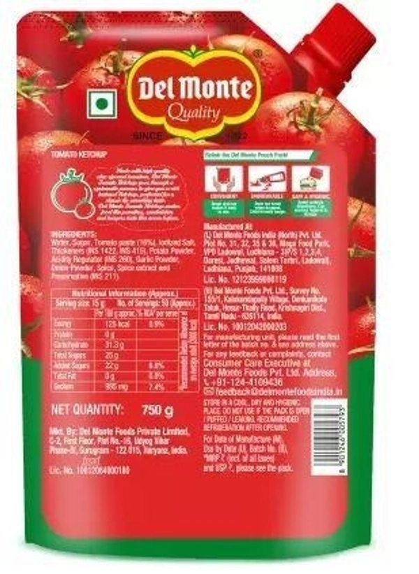 Del Monte Tomato Classic Blend Ketchup  (750 g)