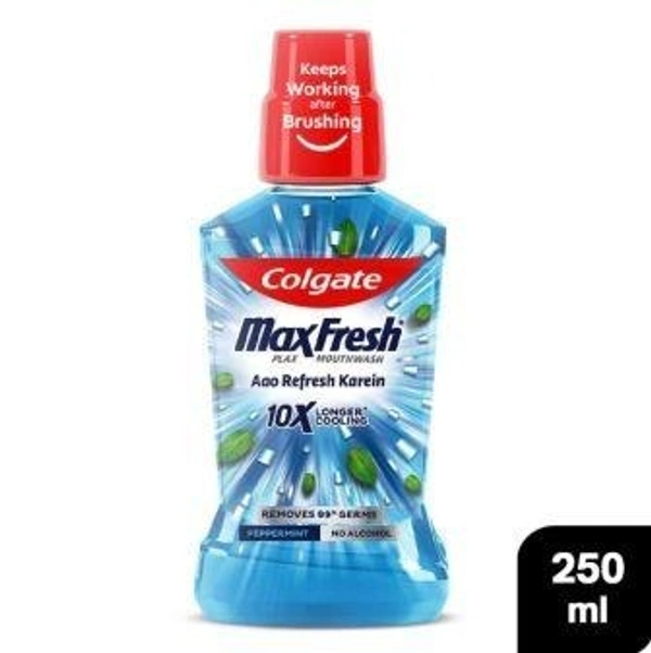 COLGATE MaxFresh Plax Peppermint Fresh Mouthwash 250 ml