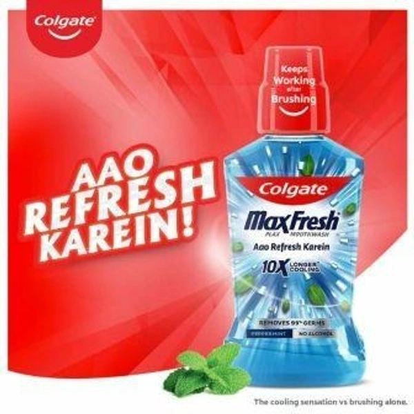 COLGATE MaxFresh Plax Peppermint Fresh Mouthwash 250 ml
