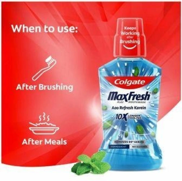 COLGATE MaxFresh Plax Peppermint Fresh Mouthwash 250 ml