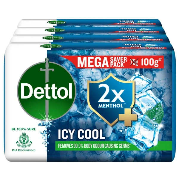 Dettol Icy Cool Soap 400 g