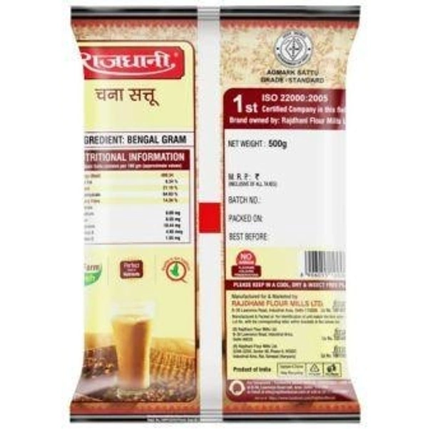 Rajdhani Chana Sattu 500 g