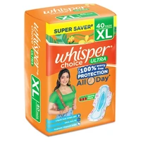 Whisper CHOICE ULTRA XL Sanitary Pad  (Pack of 40)