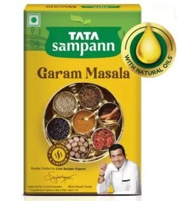 Tata Sampann Garam Masala Powder with Natural Oils, Rich Aroma & Flavour  (100 g)