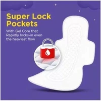 STAYFREE Dry-Max All Night XXL Wings Sanitary Pad  (Pack of 14)