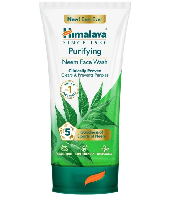 Himalaya Purifying Neem Face Wash for Acne-Prone Skin 150 ml