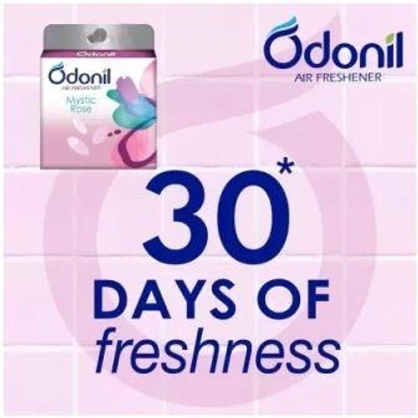 Odonil Bathroom Air Freshener | Assorted Blocks | Mixed Fragrance | Long Lasting Odour Blocks  (4 x 48 g)