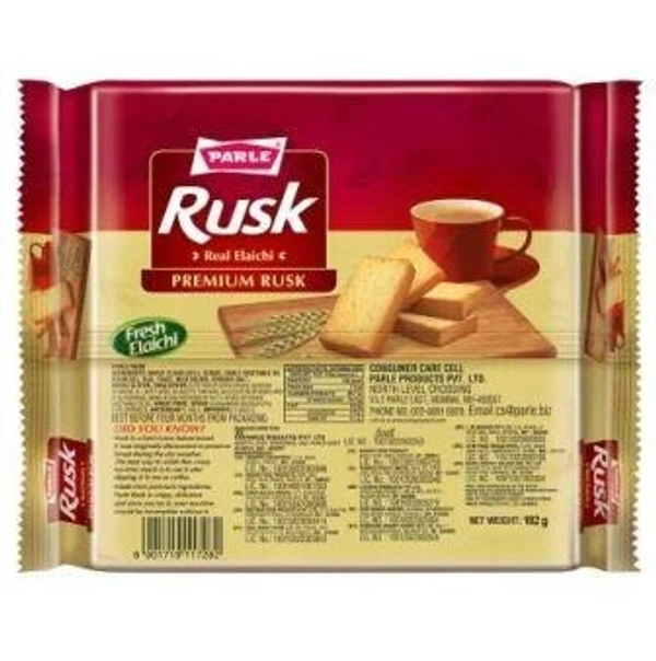 PARLE Premium Elaichi Rusk  (18 g Extra in Pack)  (182 g)