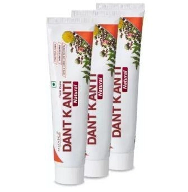 PATANJALI DANT KANTI NATURAL(200GX3)BIG SAVER PACK Toothpaste  (600 g)