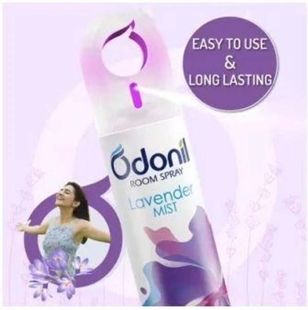 Odonil Room & Air Freshener Lavender Mist Spray |Nature Inspired Long Lasting Fragrance Spray  (220 ml)