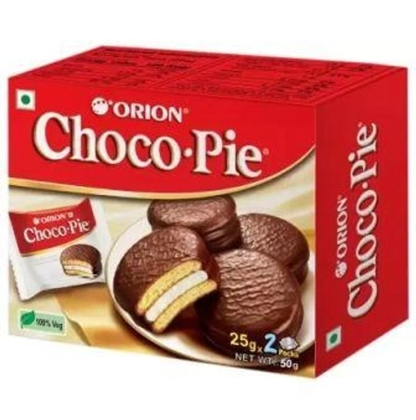 ORION Choco Pie Cream Filled Biscuit (Cream Biscuit)  (50 g)