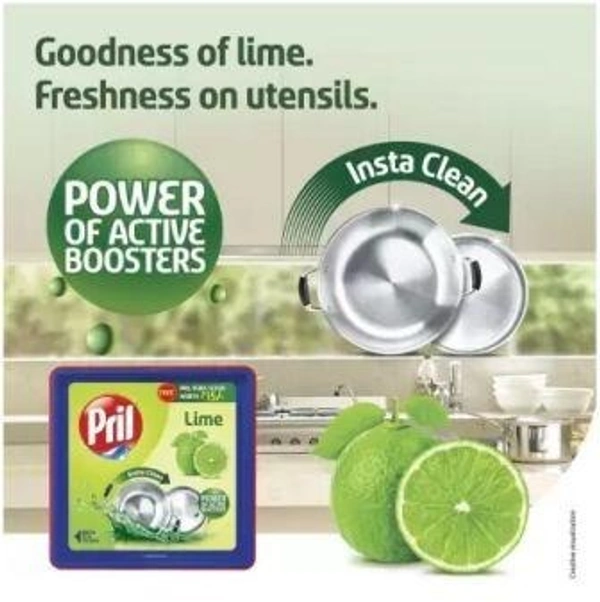 Pril Perfect Dishwash Bar  (Pril Dura Scrub Worth Rs.15 Free)  (500 g)